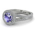 Milgrain Round Tanzanite Engagement Ring - Payton No. 203 image 1