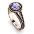 Milgrain Round Tanzanite Engagement Ring - Payton No. 208 image 3