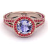 Milgrain Round Tanzanite Engagement Ring - Payton No. 211 image 2