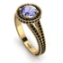 Milgrain Round Tanzanite Engagement Ring - Payton No. 207 image 3