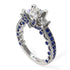 Modern Geometric Diamond Gold Engagement Ring - Beverly No. 63 image 1
