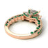 Modern Geometric Diamond Gold Engagement Ring - Beverly No. 17 image 4