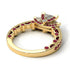 Modern Geometric Diamond Gold Engagement Ring - Beverly No. 46 image 2