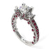 Modern Geometric Diamond Gold Engagement Ring - Beverly No. 48 image 1