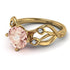 Morganite Blossom 14K Golden Nature Inspired Engagement Ring - Haley No. 901 image 1