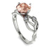 Morganite Blossom 14K Golden Nature Inspired Engagement Ring - Haley No. 903 image 3