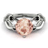 Morganite Blossom 14K Golden Nature Inspired Engagement Ring - Haley No. 909 image 2