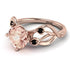 Morganite Blossom 14K Golden Nature Inspired Engagement Ring - Haley No. 908 image 1