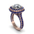 Diamond Pave Double Halo Engagement Ring - Eve No. 62 image 2