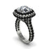 Diamond Pave Double Halo Engagement Ring - Eve No. 33 image 2
