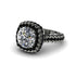 Diamond Pave Double Halo Engagement Ring - Eve No. 33 image 1