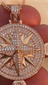 Wind Rose Diamond Pendant - Gregory No. 2