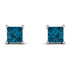 Princess Cut Stud Earrings - Kenia No. 503 image 1