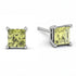 Princess Cut Stud Earrings - Kenia No. 703 image 2