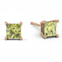 Princess Cut Stud Earrings - Kenia No. 702 image 2
