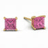 Princess Cut Stud Earrings - Kenia No. 801 image 2