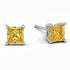 Princess Cut Stud Earrings - Kenia No. 1003 image 2