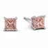 Princess Cut Stud Earrings - Kenia No. 903 image 2