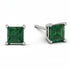 Princess Cut Stud Earrings - Kenia No. 6 image 2