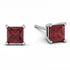 Princess Cut Stud Earrings - Kenia No. 12 image 2