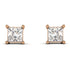 Princess Cut Stud Earrings - Kenia No. 2 image 1