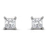 Princess Cut Stud Earrings - Kenia No. 3 image 1