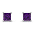 Princess Cut Stud Earrings - Kenia No. 303 image 1