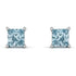 Princess Cut Stud Earrings - Kenia No. 403 image 1