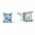 Princess Cut Stud Earrings - Kenia No. 403 image 2