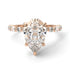 Pear-Cut Diamond Halo Engagement Ring - Nylah No. 2 image 3