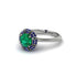 Sapphire Crown Halo Engagement Ring - Annie No. 66 image 3