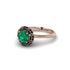 Black Diamond Crown Halo Engagement Ring - Annie No. 35 image 3
