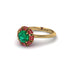 Ruby Crown Halo Engagement Ring - Annie No. 49 image 3