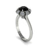 Diamond Crown Halo Engagement Ring - Annie No. 9 image 2