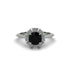 Diamond Crown Halo Engagement Ring - Annie No. 9 image 1