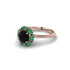 Emerald Crown Halo Engagement Ring - Annie No. 23 image 3