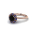Sapphire Crown Halo Engagement Ring - Annie No. 68 image 3