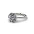 Diamond Crown Halo Engagement Ring - Annie No. 3 image 3