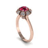 Diamond Crown Halo Engagement Ring - Annie No. 11 image 2
