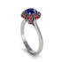 Ruby Crown Halo Engagement Ring - Annie No. 60 image 2