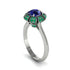Emerald Crown Halo Engagement Ring - Annie No. 30 image 2