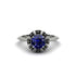 Black Diamond Crown Halo Engagement Ring - Annie No. 45 image 1