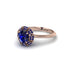 Sapphire Crown Halo Engagement Ring - Annie No. 74 image 3