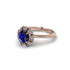 Diamond Crown Halo Engagement Ring - Annie No. 14 image 3