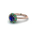 Emerald Crown Halo Engagement Ring - Annie No. 29 image 3