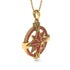 Ruby-Encrusted Compass Charm Necklace - Celeste No. 10 image 2