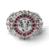 Ruby Bespoke Elephant Men’s Fashion Ring  - Charles No. 12 image 2