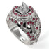 Ruby Majestic Eagle Men’s Fashion Ring - Caleb No. 12 image 4