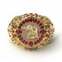 Ruby Raven Gold Men's Fashion Ring - Nolan No. 10 image 2