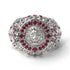 Ruby Royal Lion Men Signet Ring - Terry No. 12 image 2